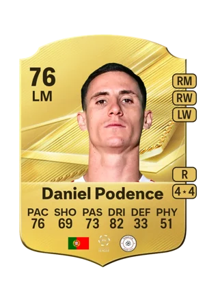 Daniel Podence - 76 - Rare EA FC 27 card