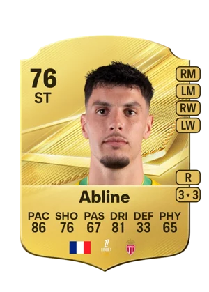 Abline - 76 - Rare EA FC 27 card