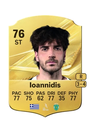 Ioannidis - 76 - Rare EA FC 27 card