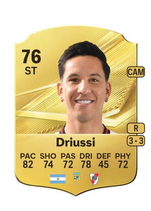 Driussi - 76 - Rare EA FC 27 card