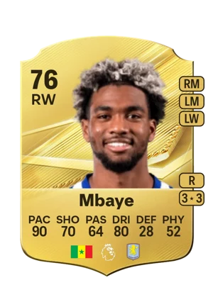 Mbaye - 76 - Rare EA FC 27 card