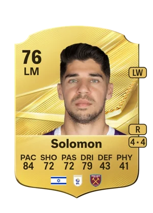 Solomon - 76 - Rare EA FC 27 card