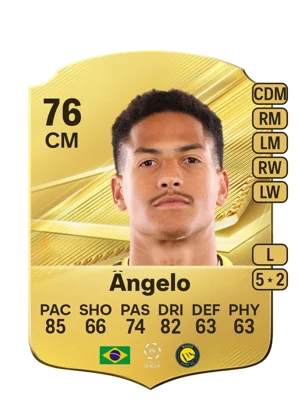 Ângelo - 76 - Rare EA FC 27 card