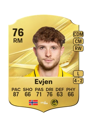 Evjen - 76 - Rare EA FC 27 card