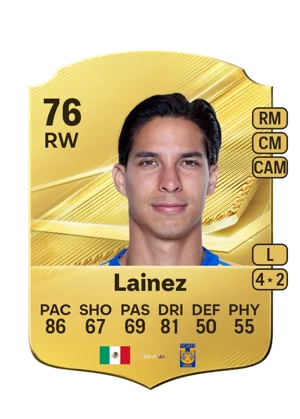 Lainez - 76 - Rare EA FC 27 card