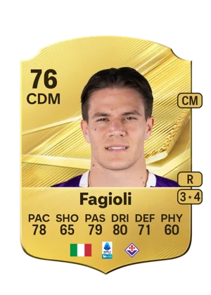 Fagioli - 76 - Rare EA FC 27 card