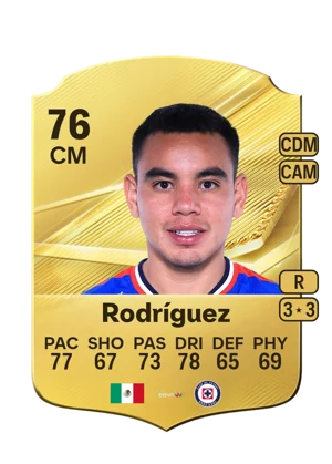Rodríguez - 76 - Rare EA FC 27 card