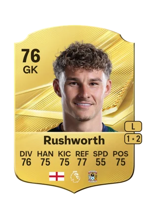 Rushworth - 76 - Rare EA FC 27 card