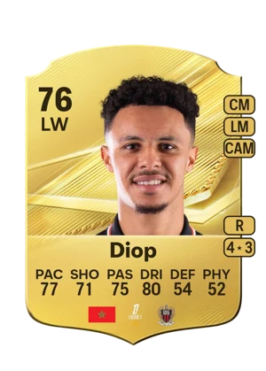 Diop - 76 - Rare EA FC 27 card