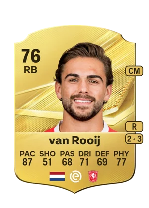van Rooij - 76 - Rare EA FC 27 card