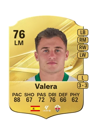 Valera - 76 - Rare EA FC 27 card