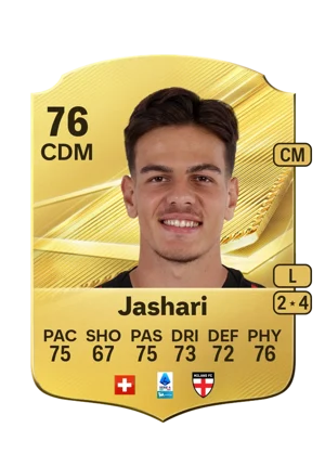 Jashari - 76 - Rare EA FC 27 card