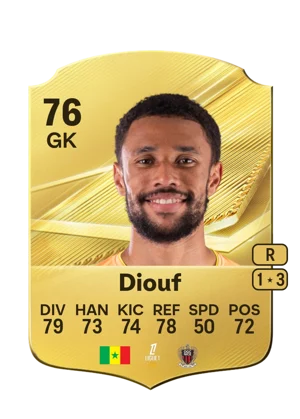 Diouf - 76 - Rare EA FC 27 card