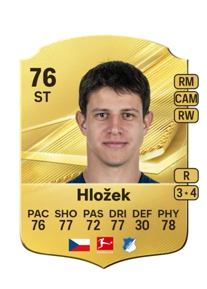 Hložek - 76 - Rare EA FC 27 card