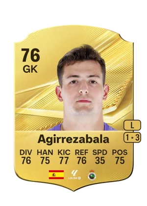 Agirrezabala - 76 - Rare EA FC 27 card