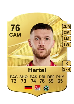 Hartel - 76 - Rare EA FC 27 card