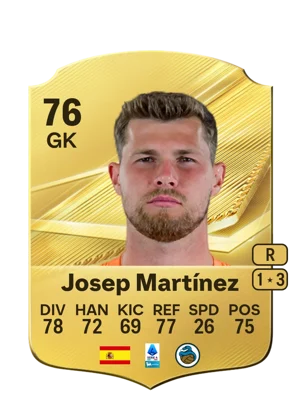 Josep Martínez - 76 - Rare EA FC 27 card