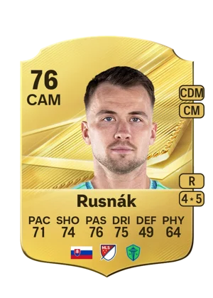 Rusnák - 76 - Rare EA FC 27 card