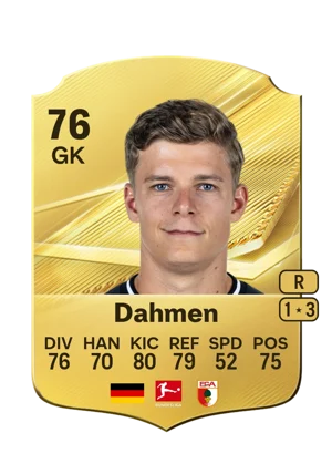 Dahmen - 76 - Rare EA FC 27 card