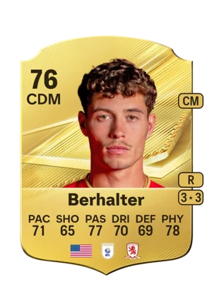 Berhalter - 76 - Rare EA FC 27 card