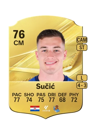 Sučić - 76 - Rare EA FC 27 card