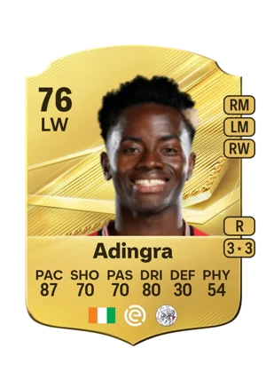 Adingra - 76 - Rare EA FC 27 card