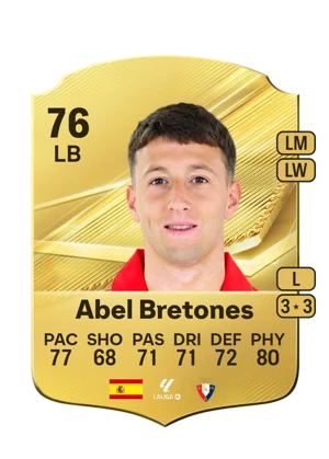 Abel Bretones - 76 - Rare EA FC 27 card
