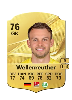 Wellenreuther - 76 - Rare EA FC 27 card