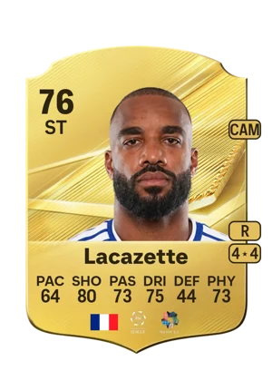 Lacazette - 76 - Rare EA FC 27 card