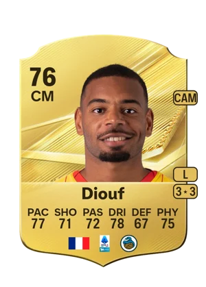 Diouf - 76 - Rare EA FC 27 card
