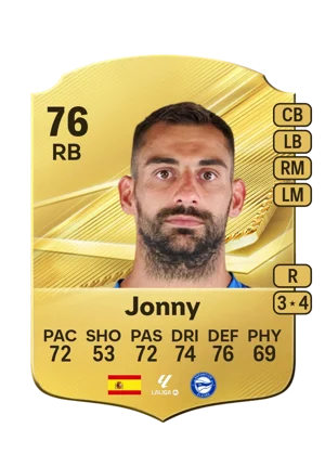 Jonny - 76 - Rare EA FC 27 card