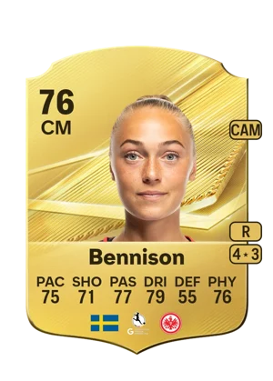 Bennison - 76 - Rare EA FC 27 card