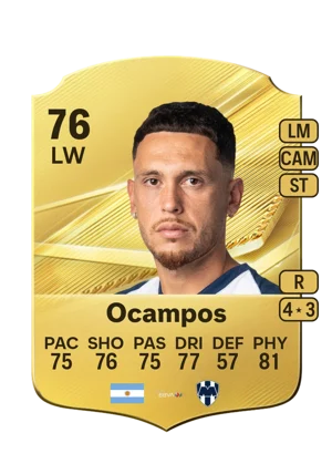 Ocampos - 76 - Rare EA FC 27 card