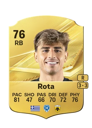 Rota - 76 - Rare EA FC 27 card