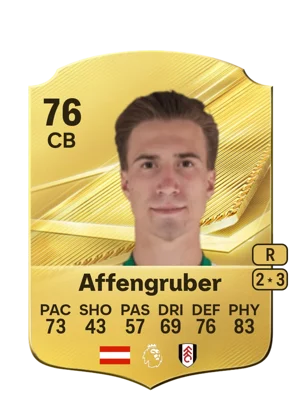 Affengruber - 76 - Rare EA FC 27 card