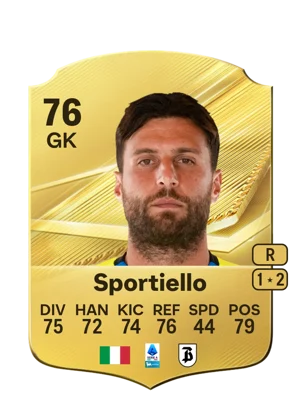 Sportiello - 76 - Rare EA FC 27 card