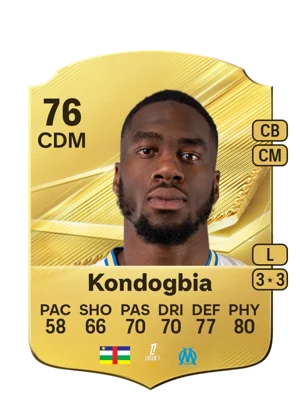 Kondogbia - 76 - Rare EA FC 27 card