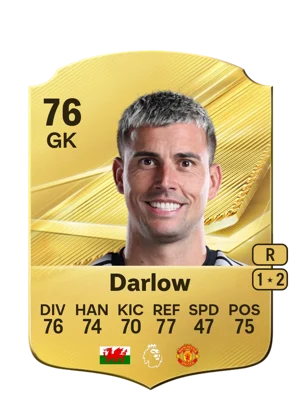 Darlow - 76 - Rare EA FC 27 card