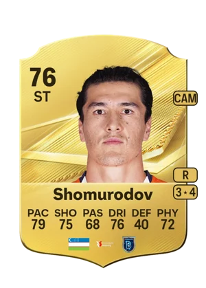 Shomurodov - 76 - Rare EA FC 27 card