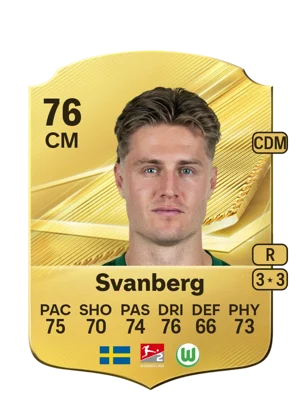 Svanberg - 76 - Rare EA FC 27 card