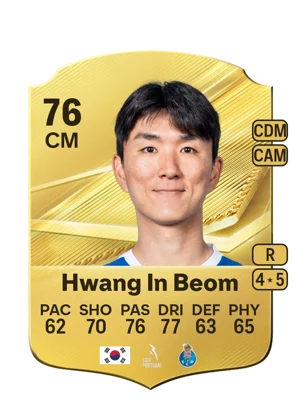 Hwang In Beom - 76 - Rare EA FC 27 card