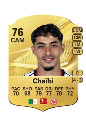 Chaïbi - 76 - Rare EA FC 27 card