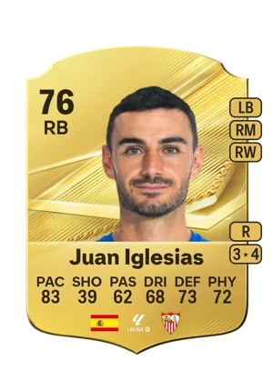 Juan Iglesias - 76 - Rare EA FC 27 card