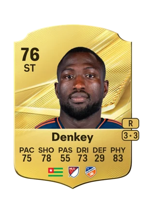 Denkey - 76 - Rare EA FC 27 card