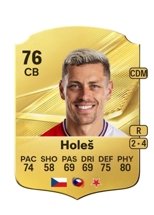 Holeš - 76 - Rare EA FC 27 card