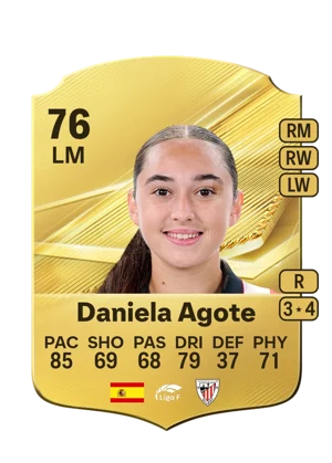Daniela Agote - 76 - Rare EA FC 27 card
