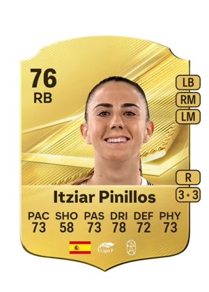 Itziar Pinillos - 76 - Rare EA FC 27 card