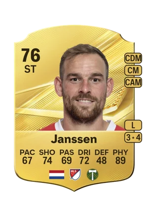 Janssen - 76 - Rare EA FC 27 card