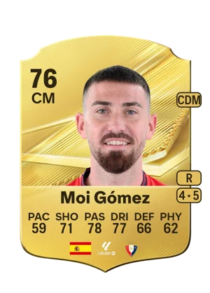 Moi Gómez - 76 - Rare EA FC 27 card