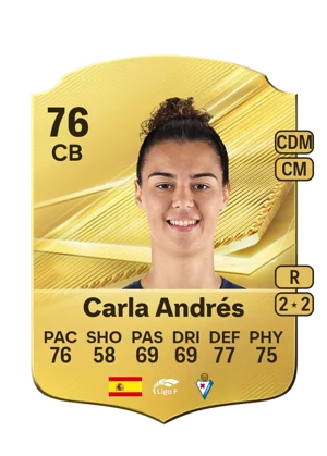 Carla Andrés - 76 - Rare EA FC 27 card